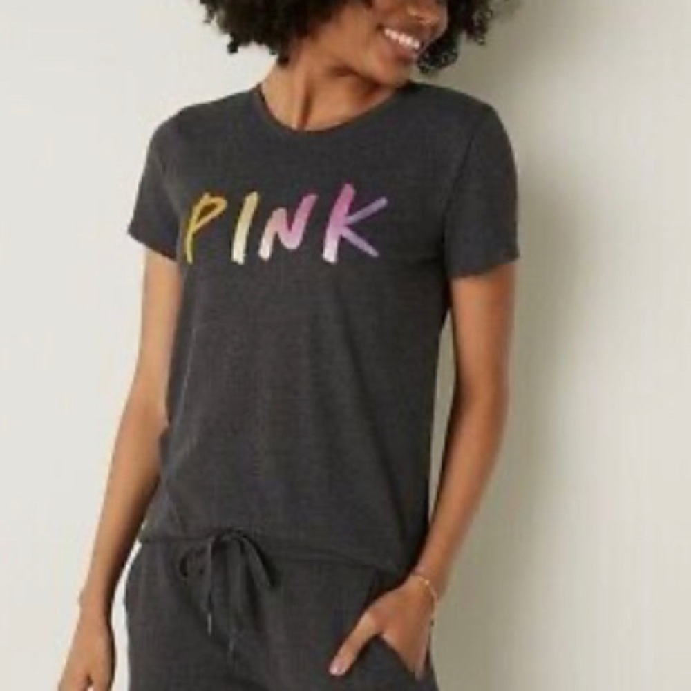 PINK by Victoria’s Secret Grey‎ Top - XSmall